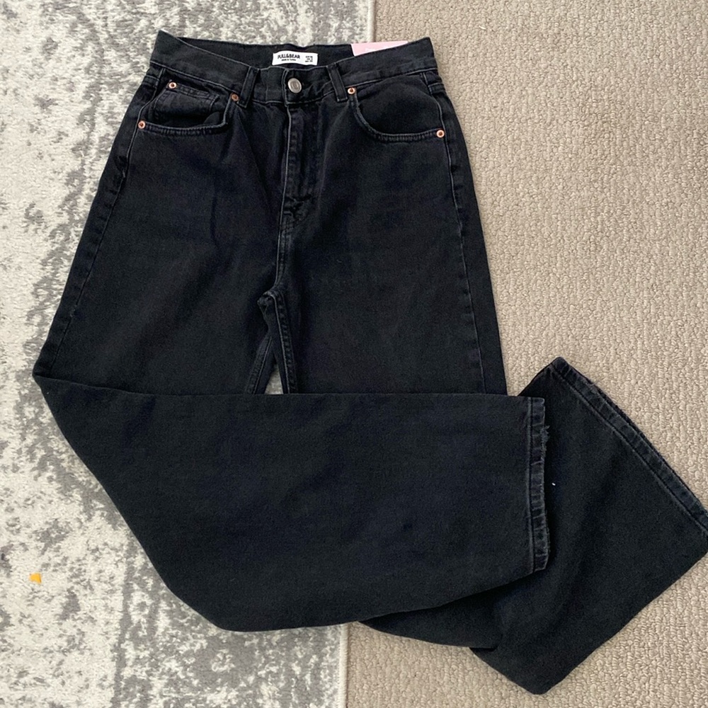 Pull & Bear Flare Wide Leg Jeans